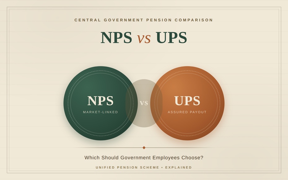 NPS vs UPS (Unified Pension Scheme) – Which One is Better for Government Employees?